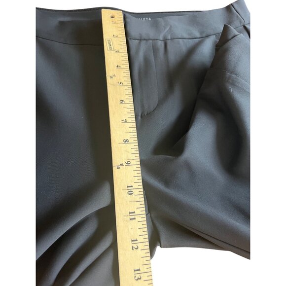 Athleta Stellar Straight Crop Pants Womens Black Stretch Size 8 - Picture 13 of 13